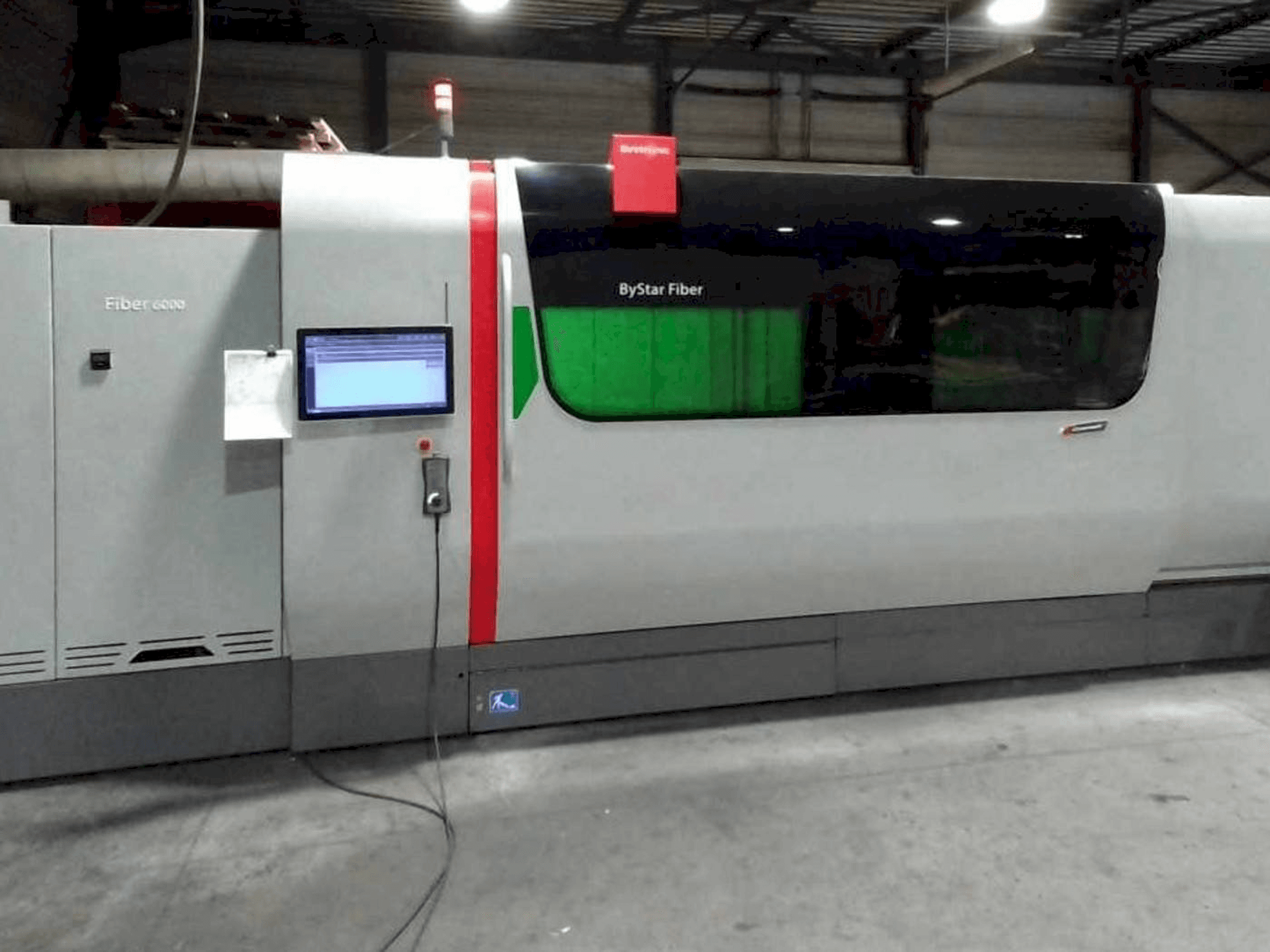Makine Bystronic Bystar 3015 6KW Fiber - Önden görünüm