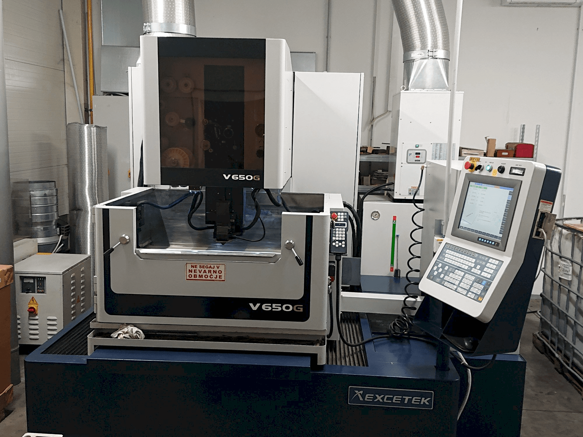 Makine EXCETEK V650G - Önden görünüm