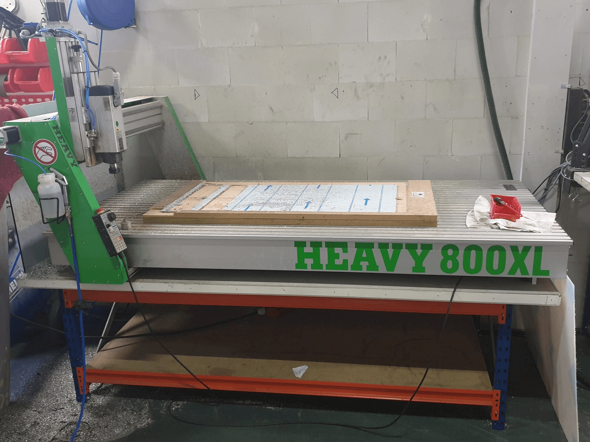 Makine EAS - Önden görünüm HEAVY 800 XL