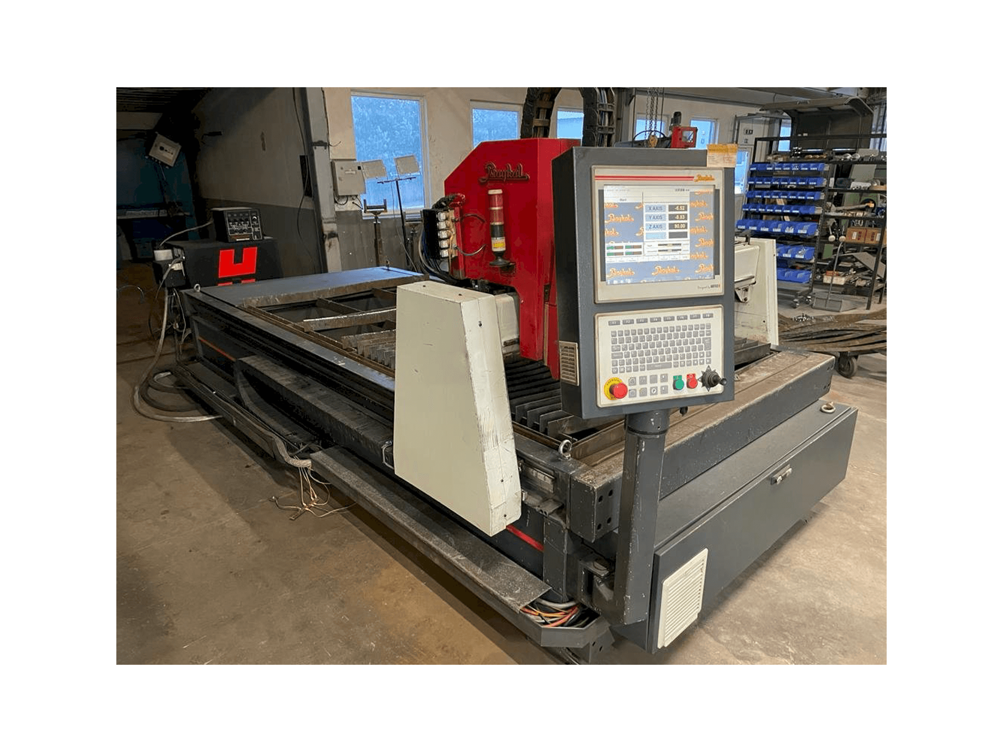 Makine Baykal BPH 1503 + Hypertherm HPR 130 - Önden görünüm
