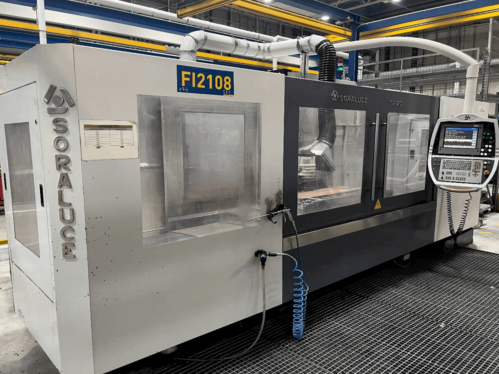 Makine Soraluce TA-20 - Önden görünüm