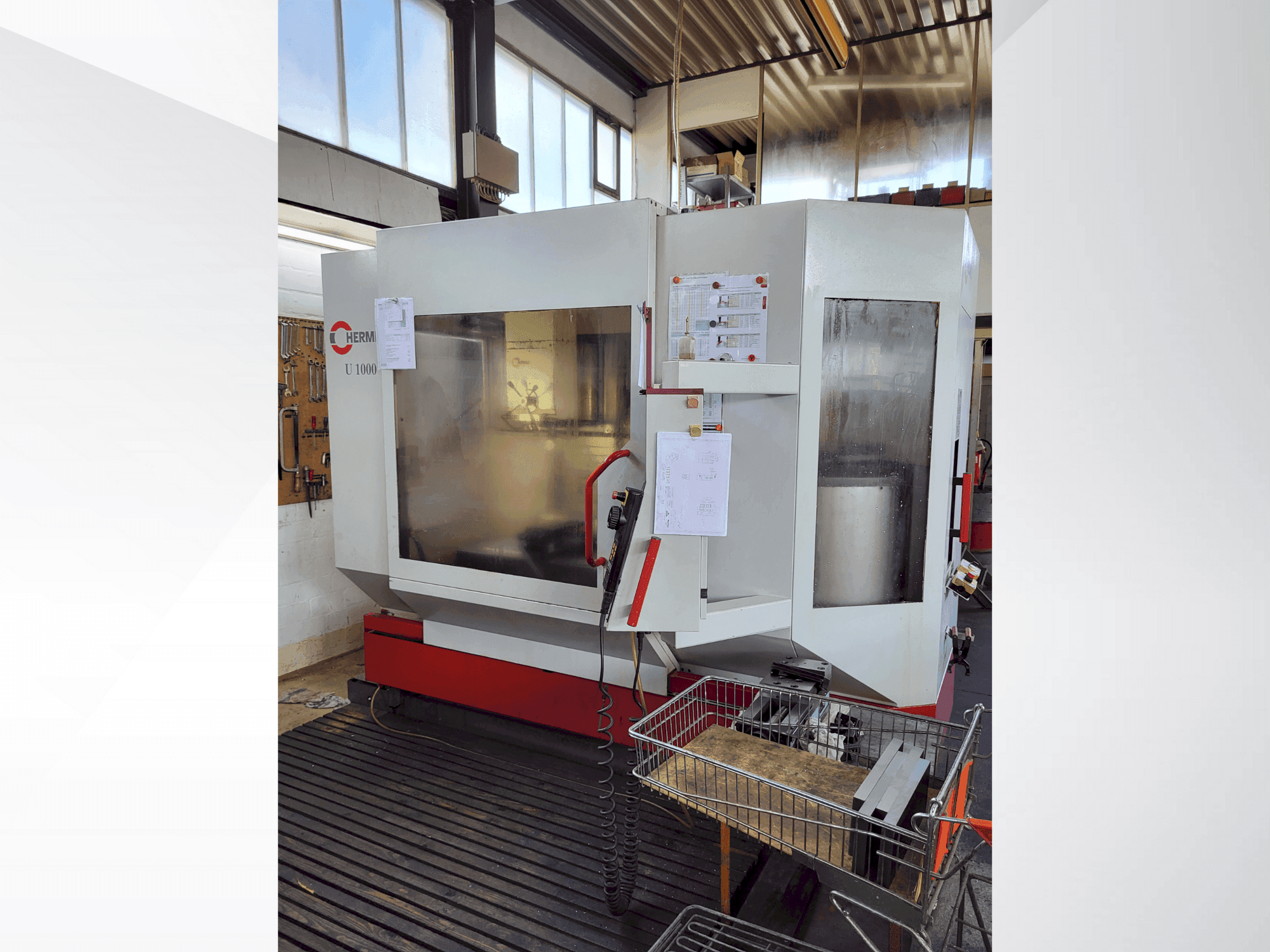 Makine HERMLE U1000T - Önden görünüm