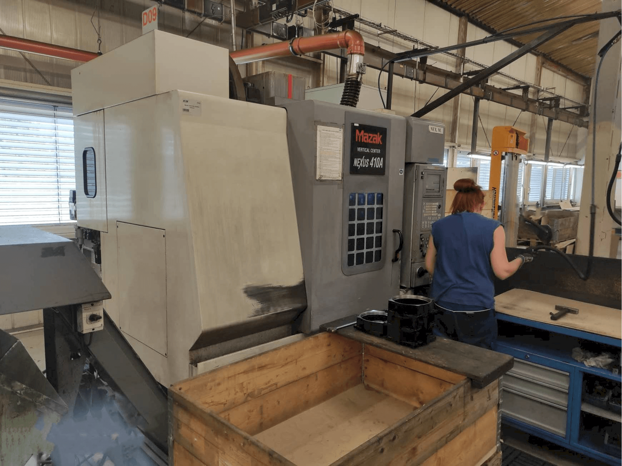 Makine Mazak VCN-410A - Önden görünüm