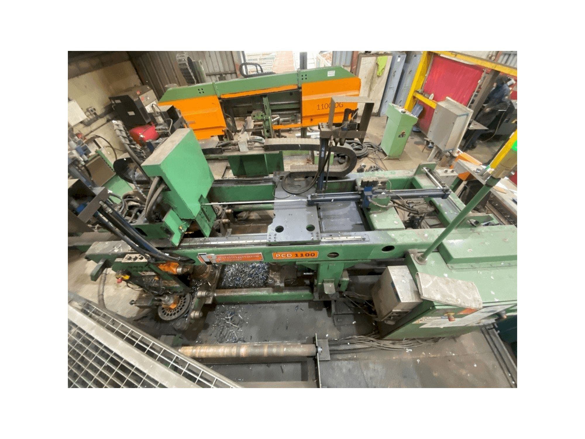 Makine Peddinghaus PCD 1100 - Önden görünüm