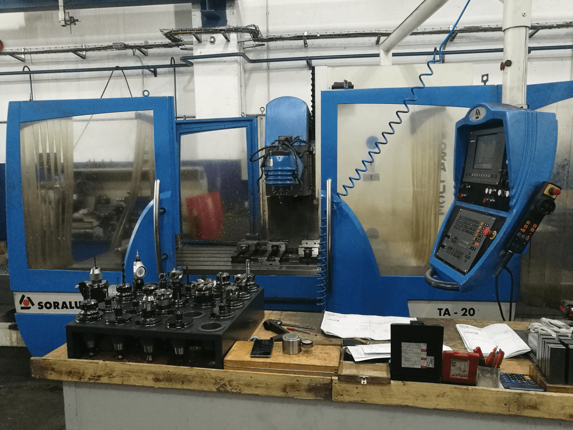 Makine Soraluce - Önden görünüm TA-20