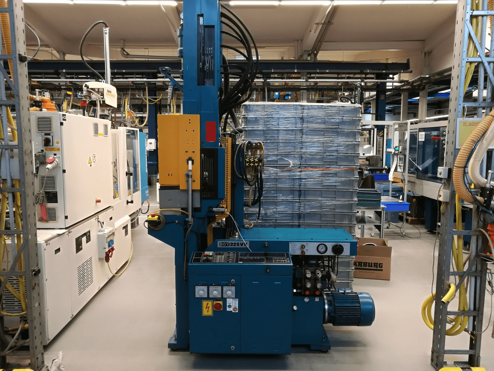 Makine BOY - Önden görünüm 22 S VV