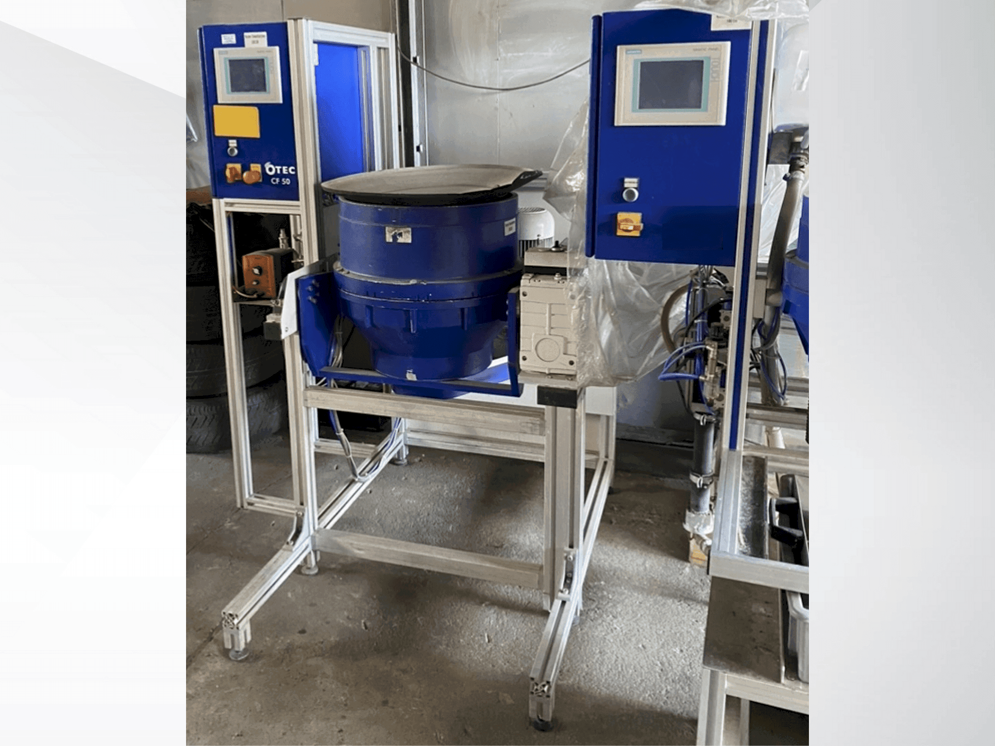 Makine OTEC CF 1x50 - Önden görünüm