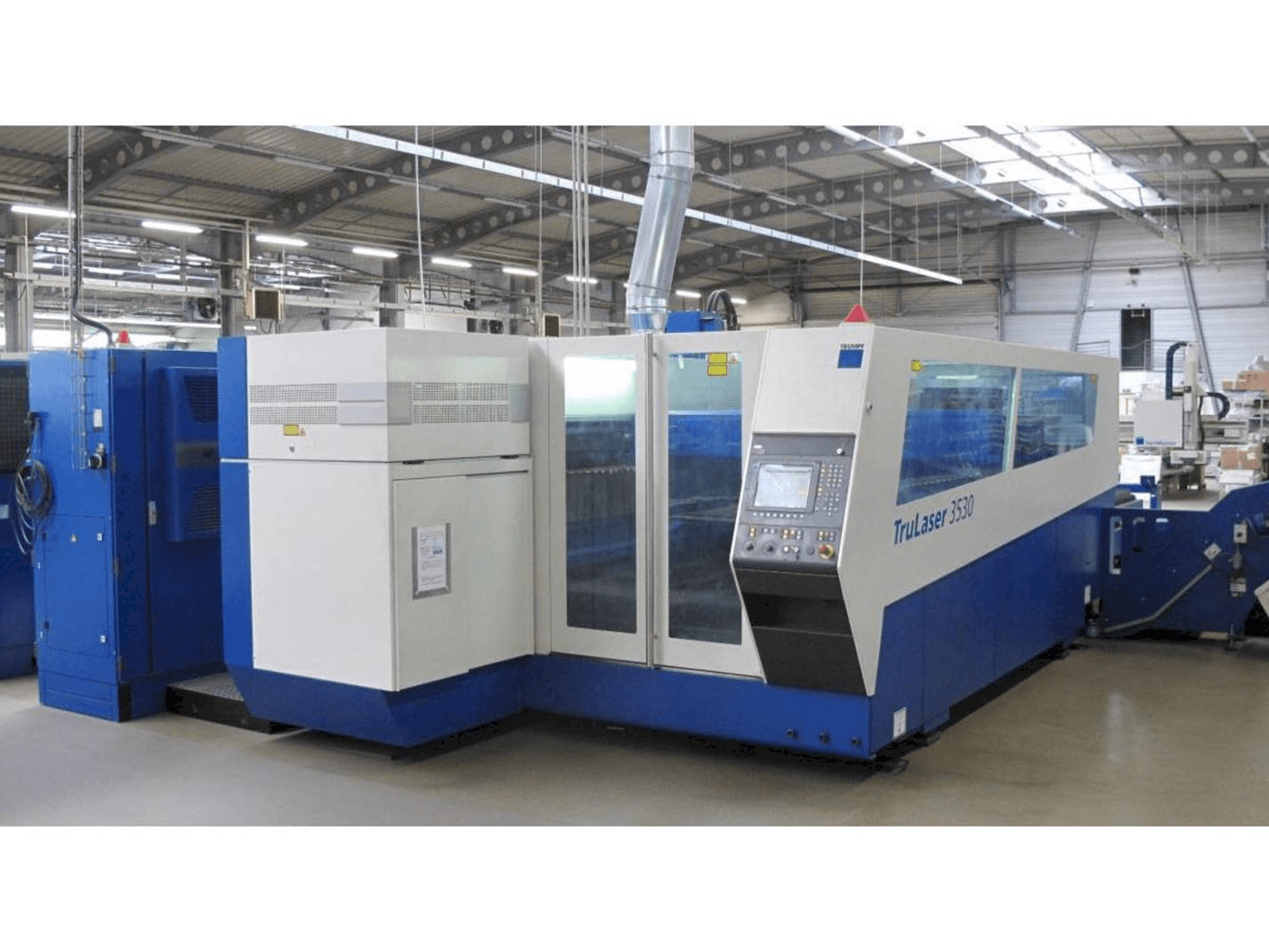 Makine Trumpf TruLaser 3530 + Lift Master - Önden görünüm