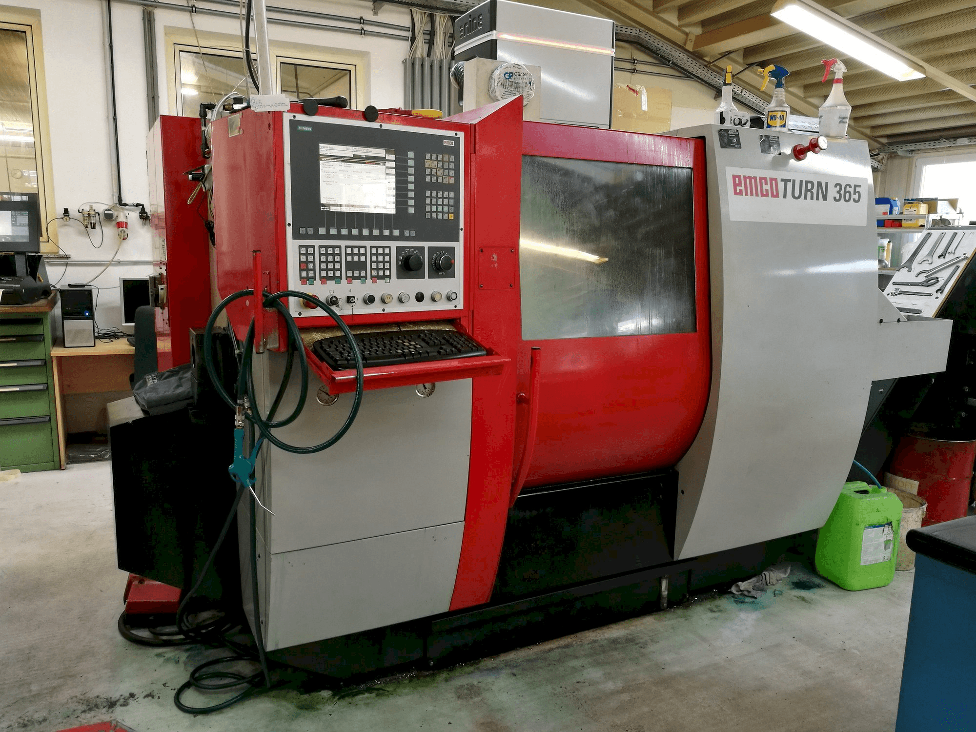 Makine EMCO TURN 365 - Sol görünüm