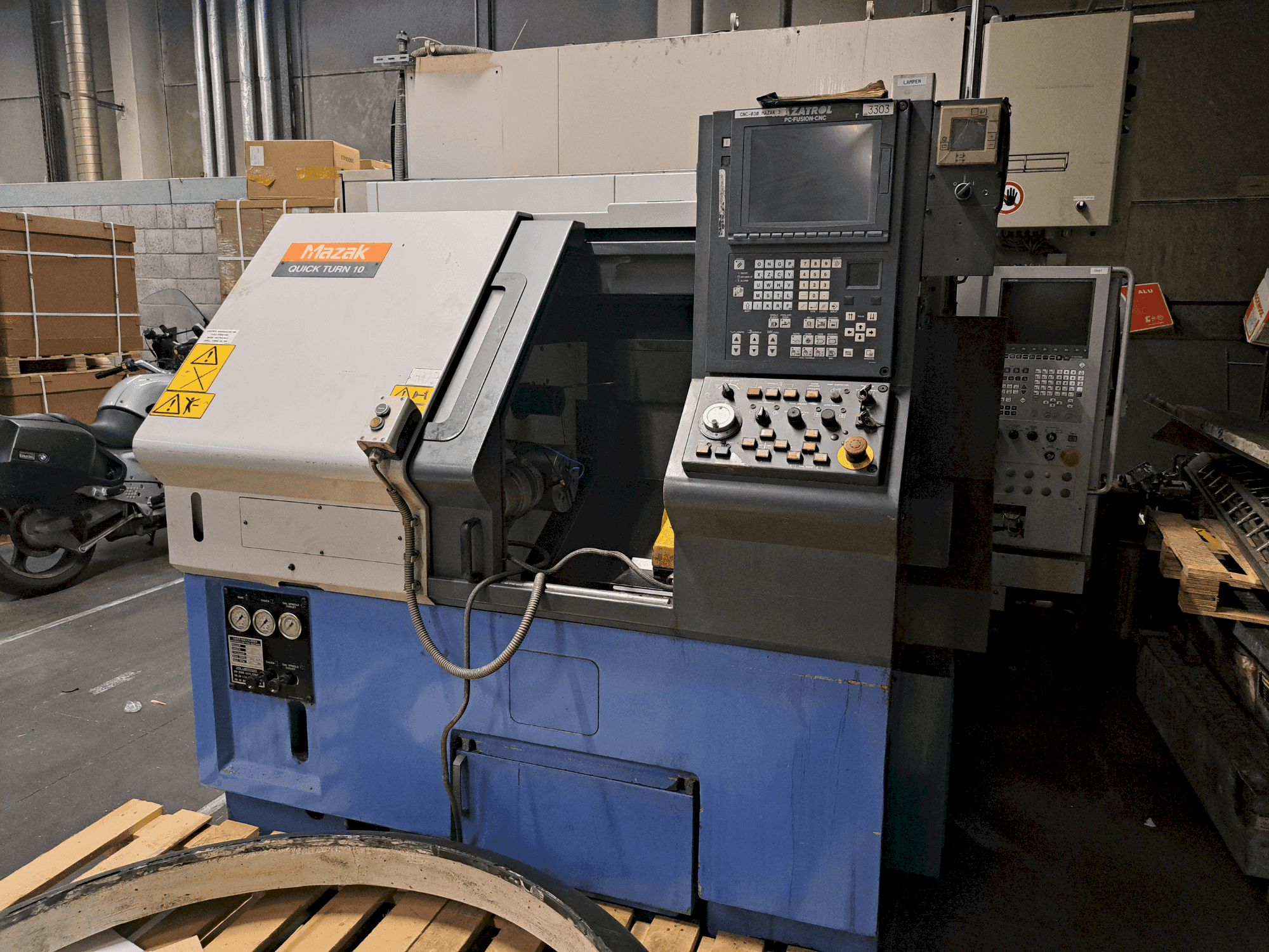 Makine Mazak QTN-10 - Önden görünüm