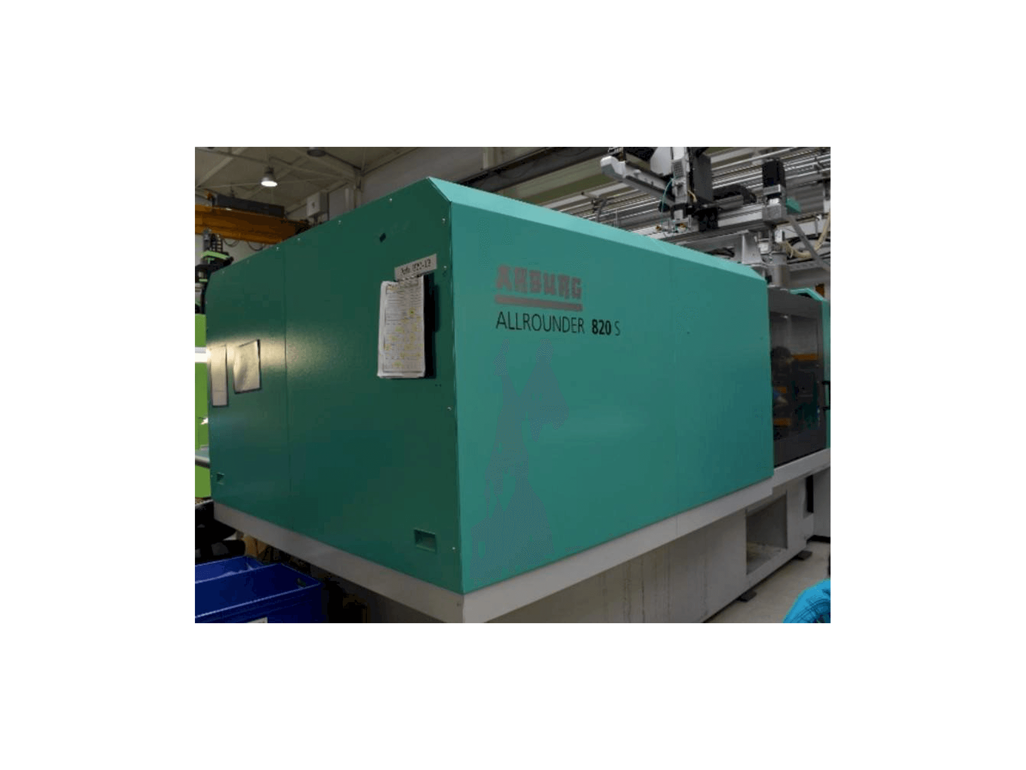 Makine Arburg Allrounder 820 s 4000 - 800 - Önden görünüm