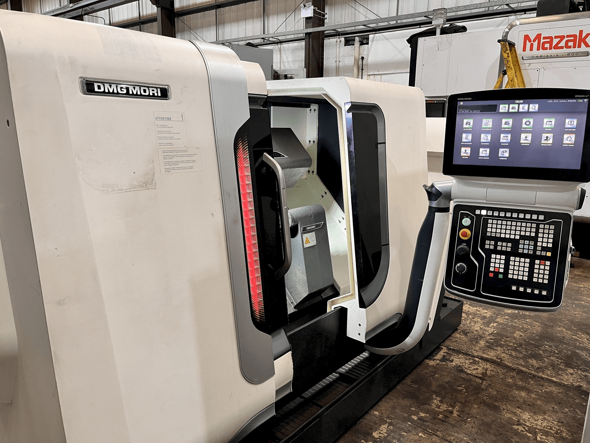 Makine DMG CTX ALPHA 300 - Önden görünüm