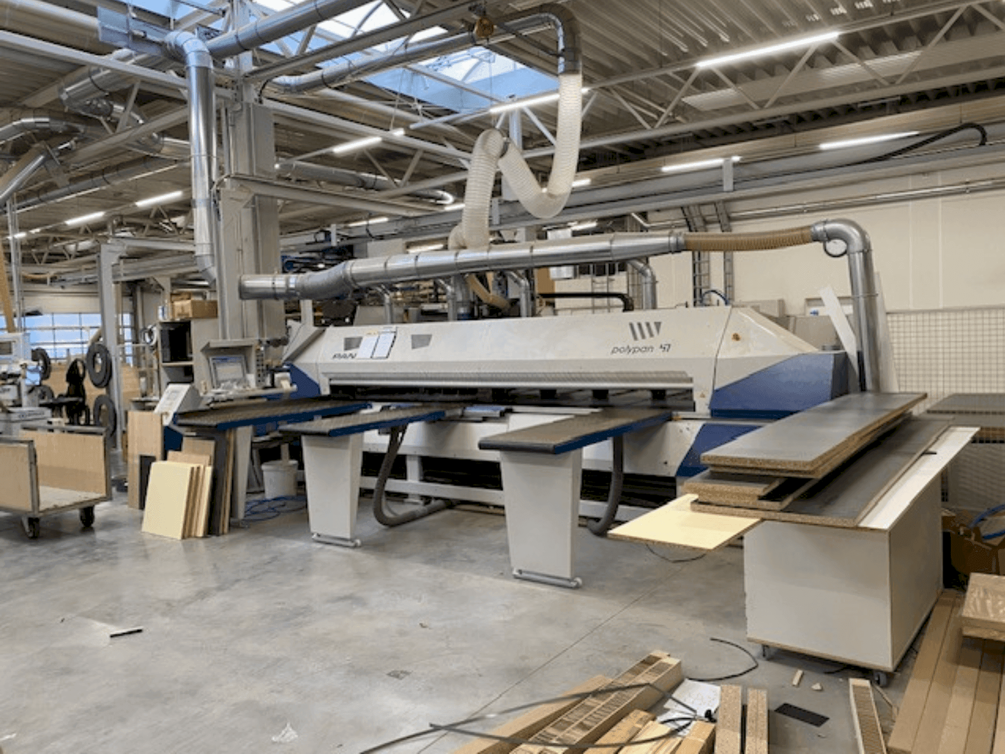Makine PANHANS POLYPAN 47 F - Önden görünüm