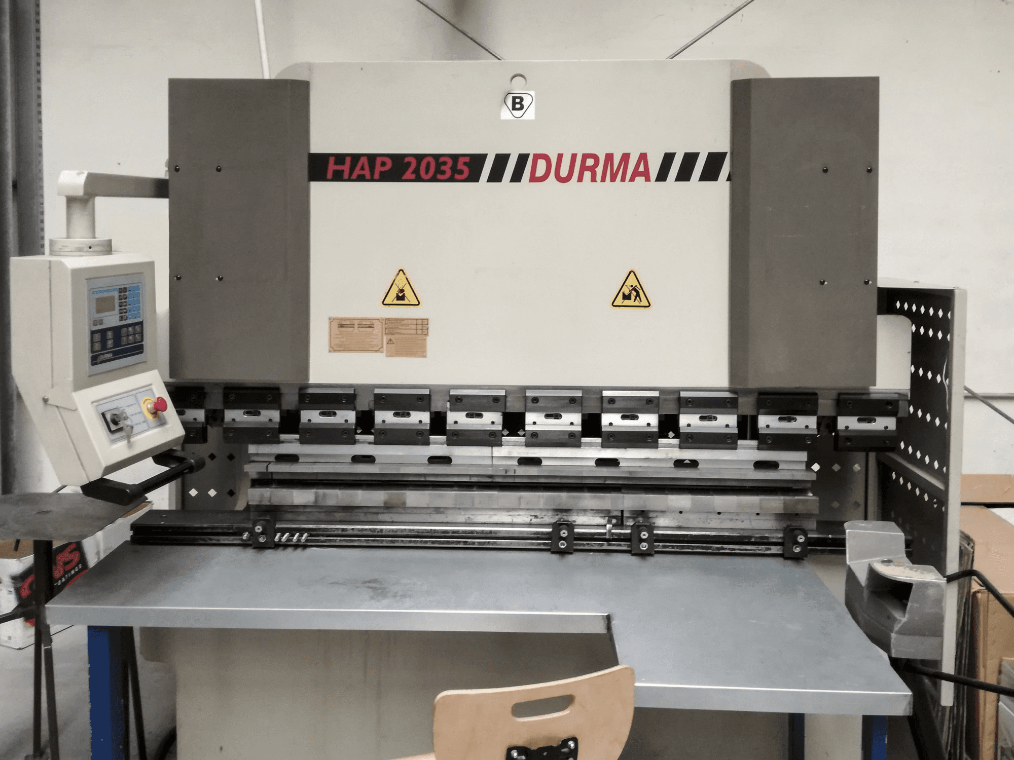 Makine Durma - Önden görünüm HAP 2035