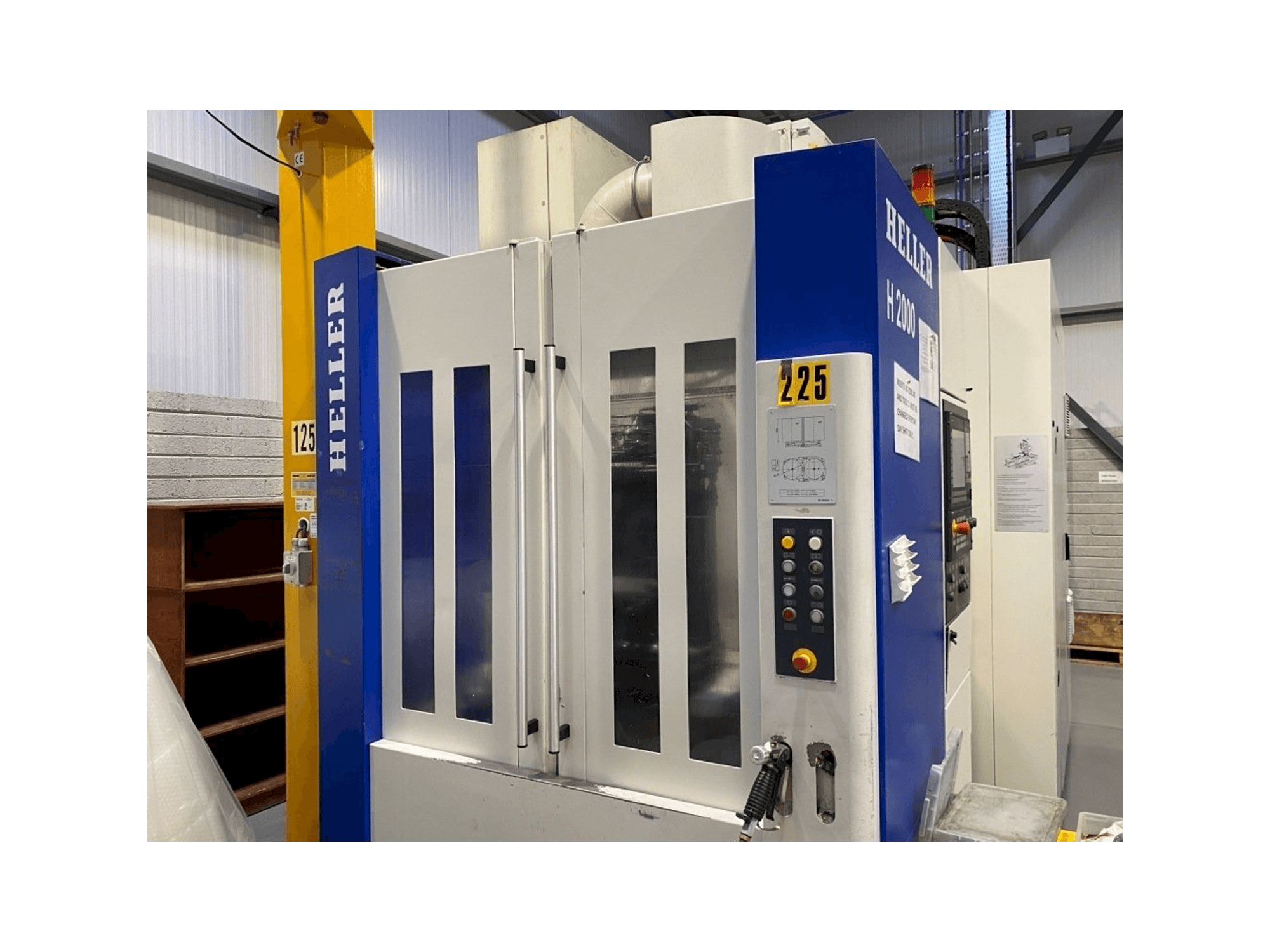 Makine HELLER H 2000 - Önden görünüm