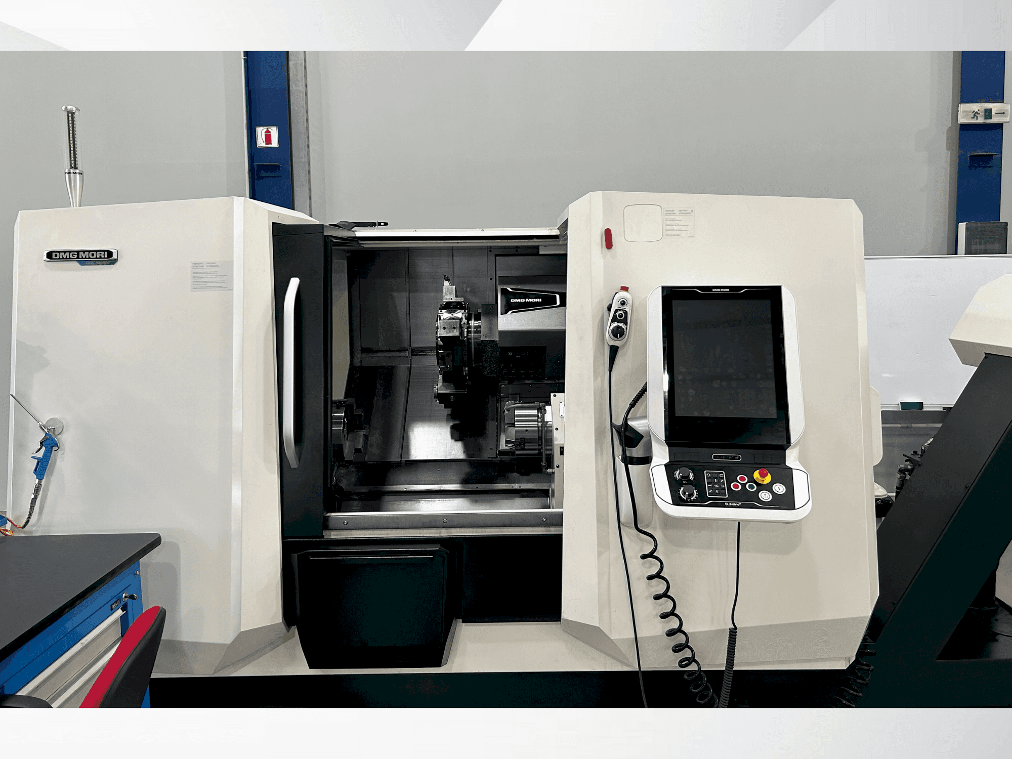 Makine DMG MORI CLX 450 V6 - Önden görünüm