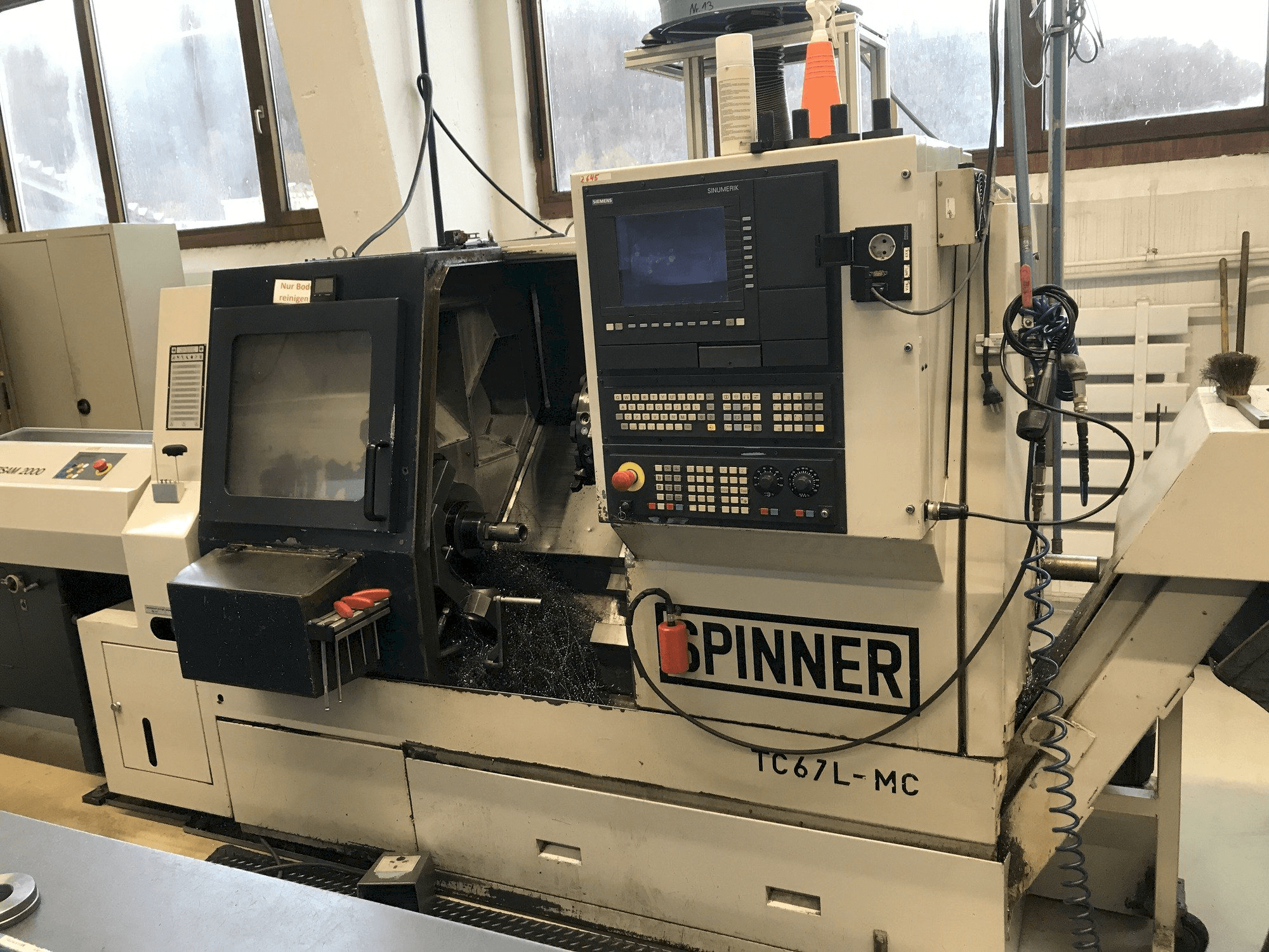 Makine SPINNER TC67L -MC - Önden görünüm