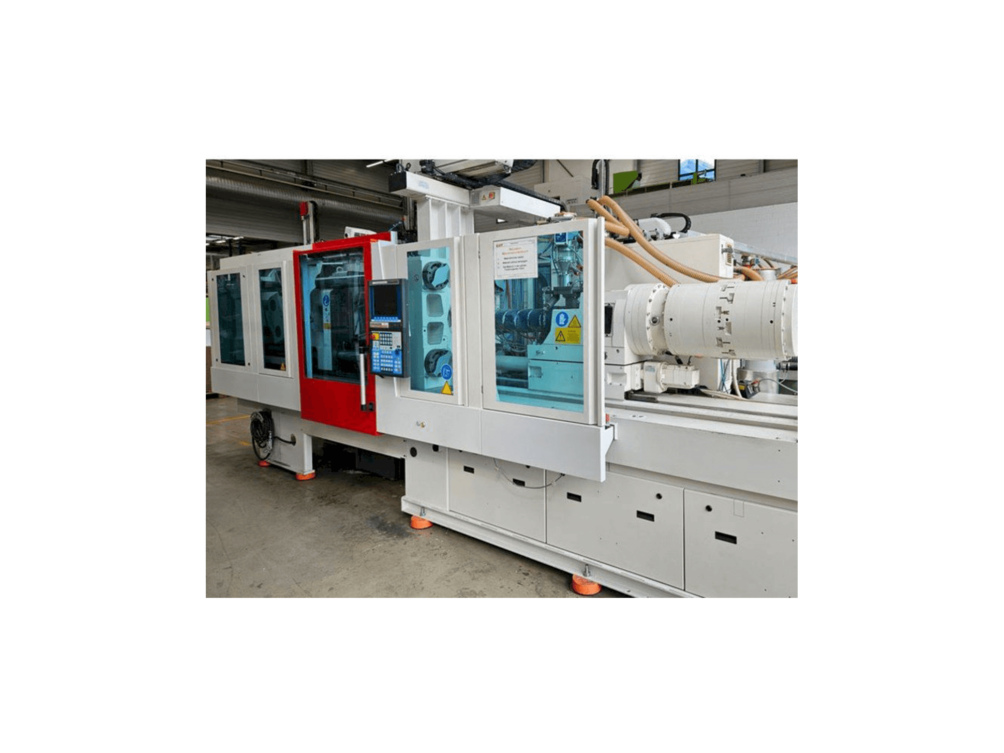 Makine Krauss Maffei EX 160 / 180 mit LRX 100 - Önden görünüm