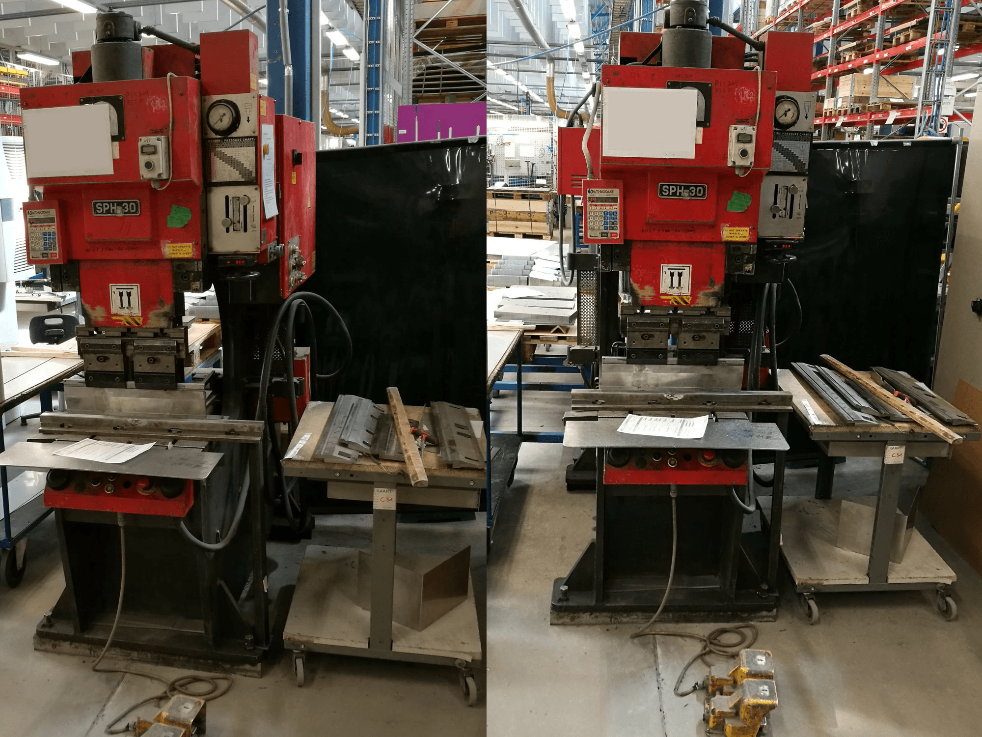 Makine AMADA - Önden görünüm SPH-30C