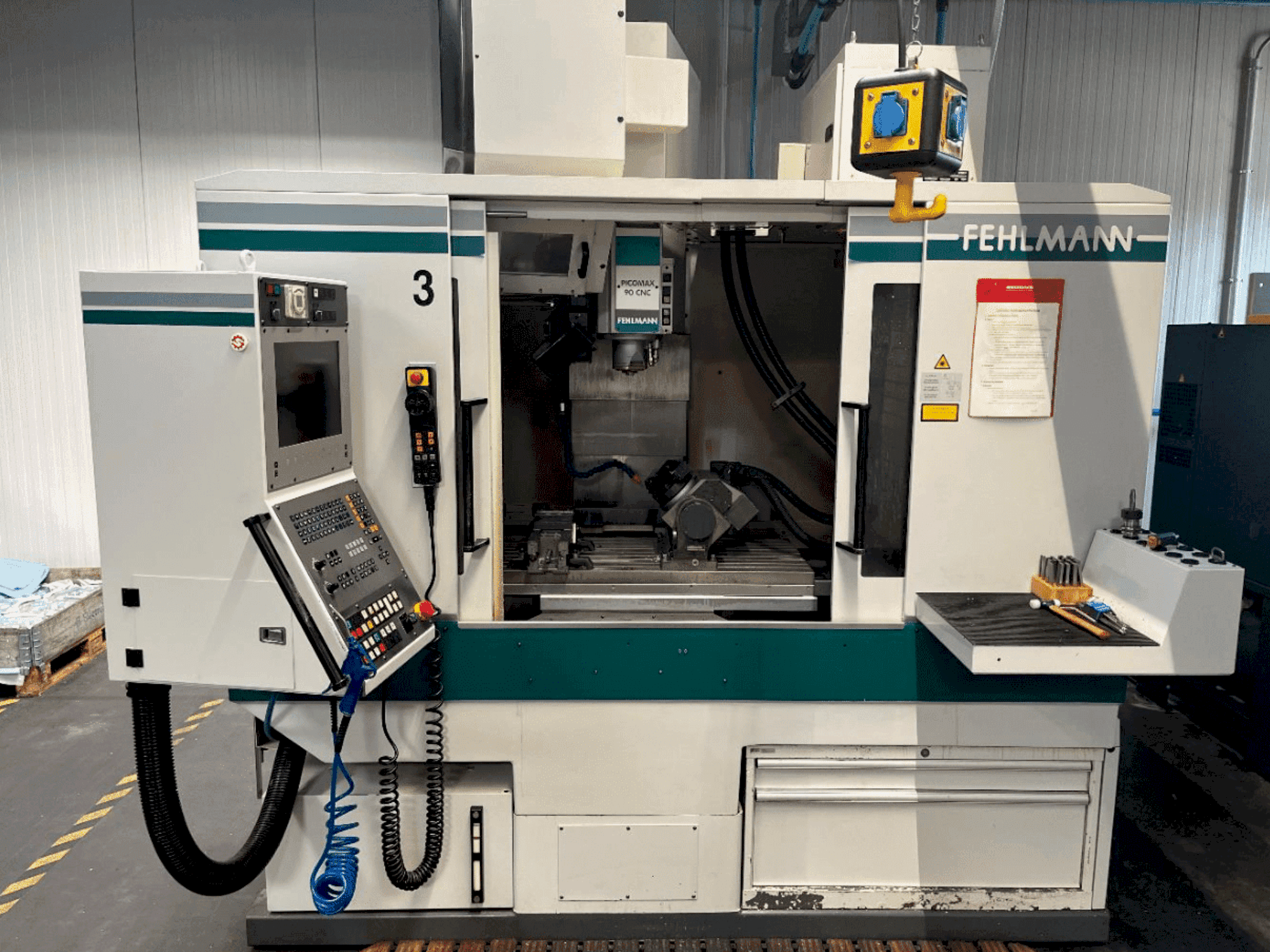 Makine FEHLMANN Picomax 90-M - Önden görünüm