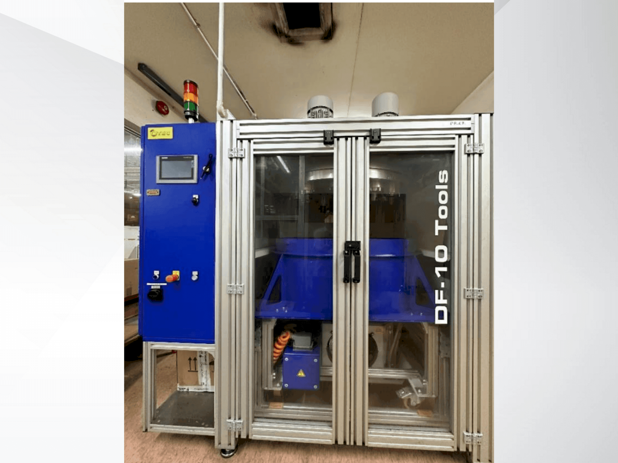 Makine OTEC DF10 - Önden görünüm