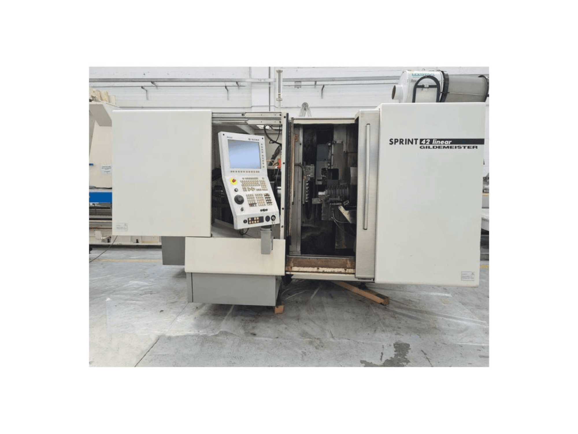 Makine Gildemeister Sprint 42 linear - Önden görünüm