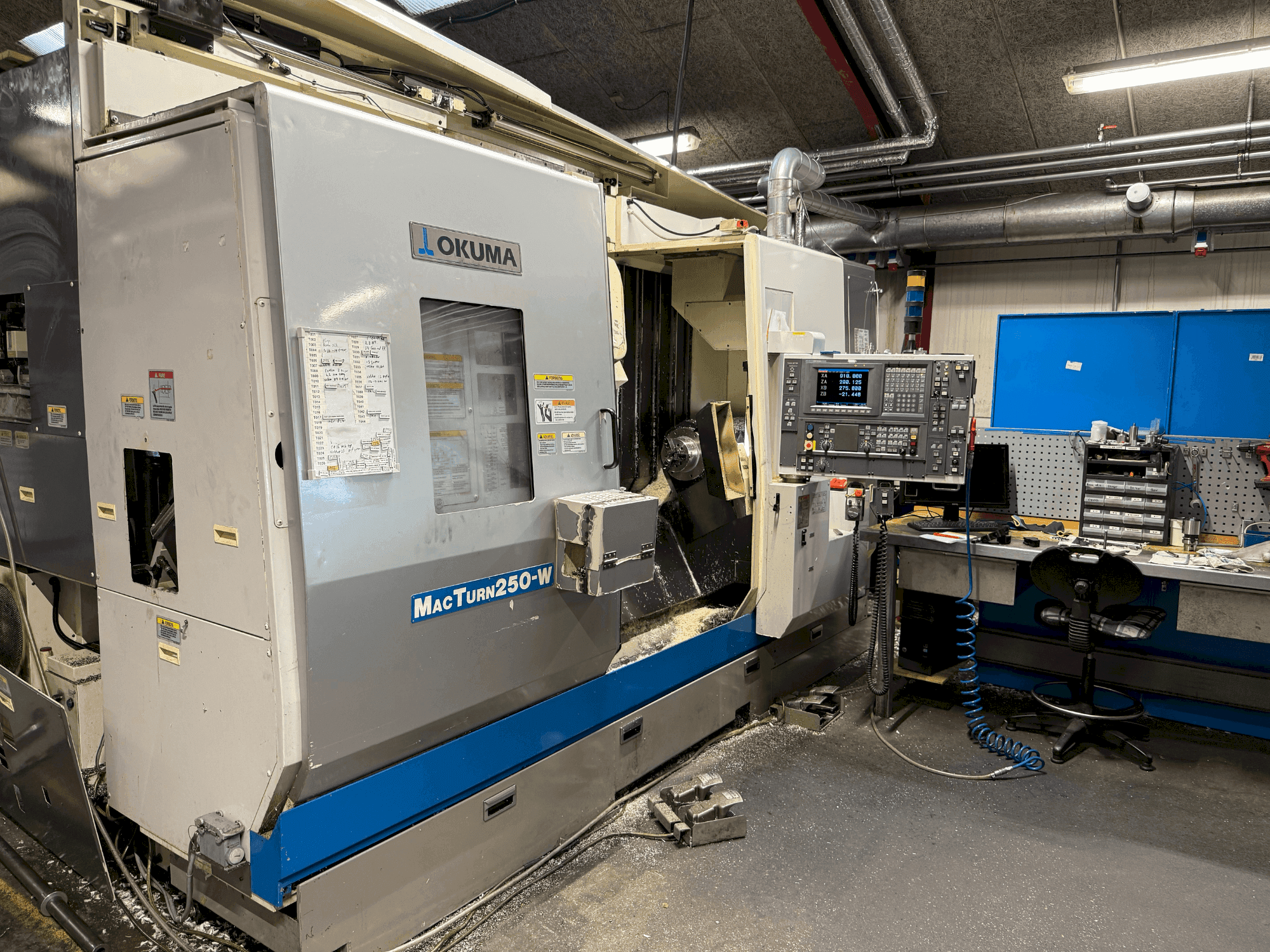 Makine Okuma MacTurn 250-W - Önden görünüm