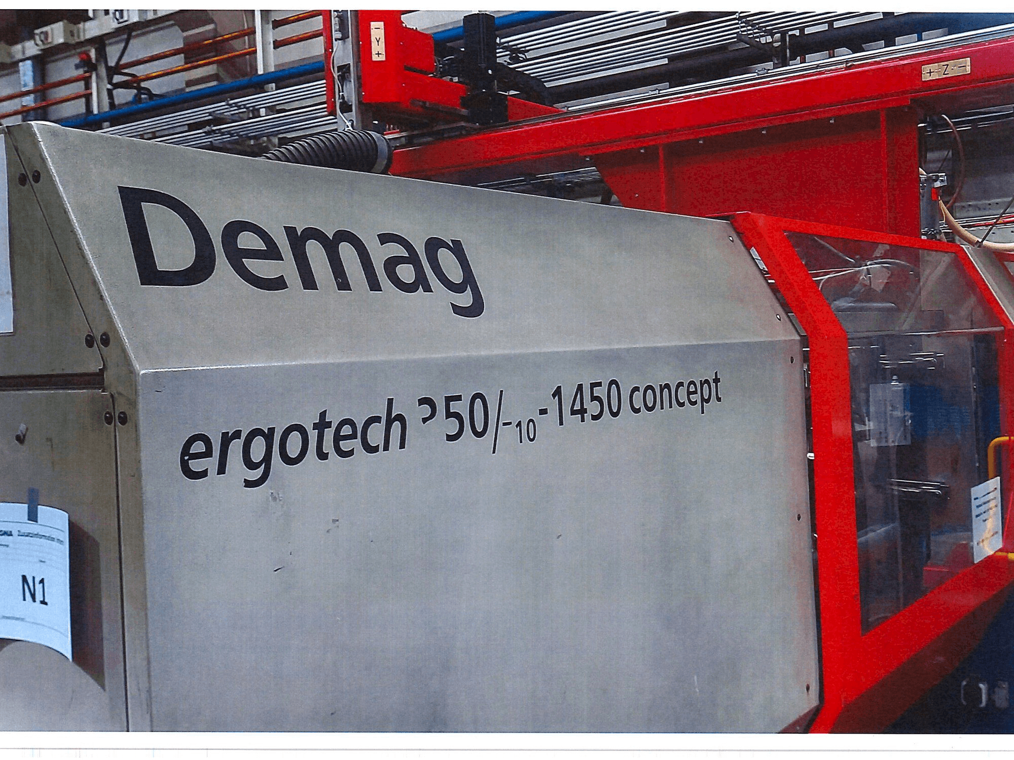 Makine DEMAG ergotech 350/710-1450 concept - Önden görünüm