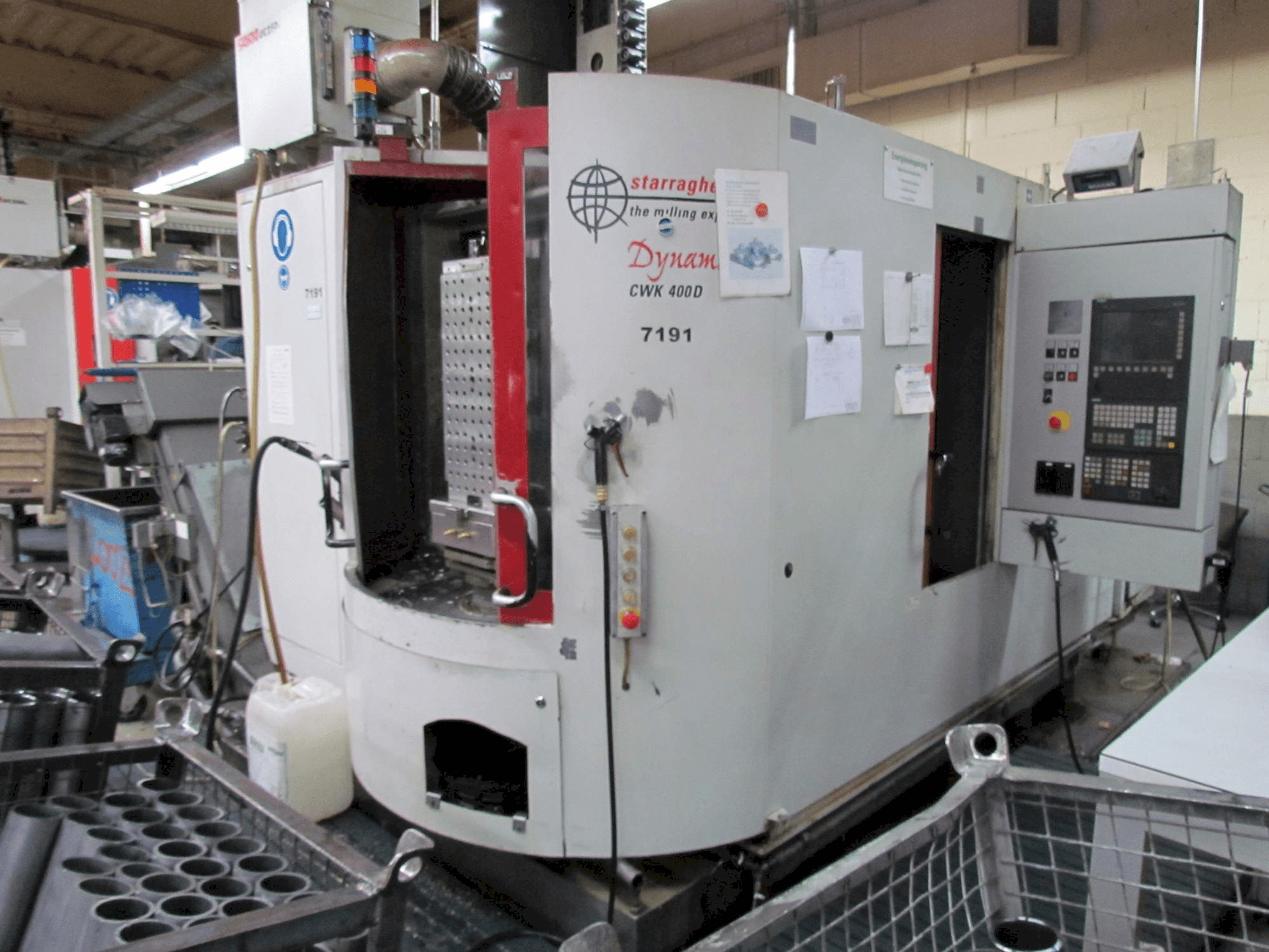 Makine Heckert CWK 400 D - Önden görünüm