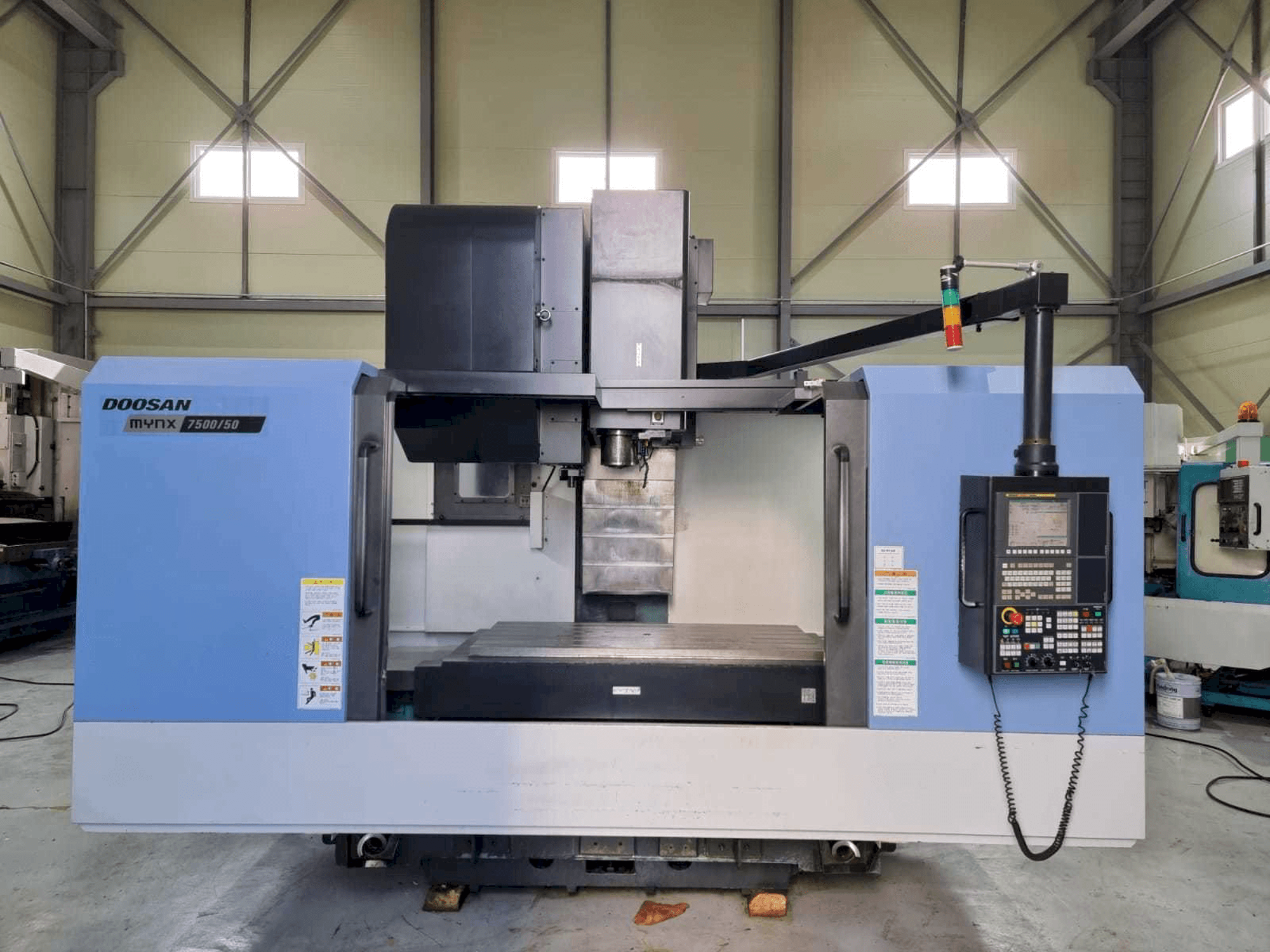 Makine Doosan Mynx 7500/50 - Önden görünüm
