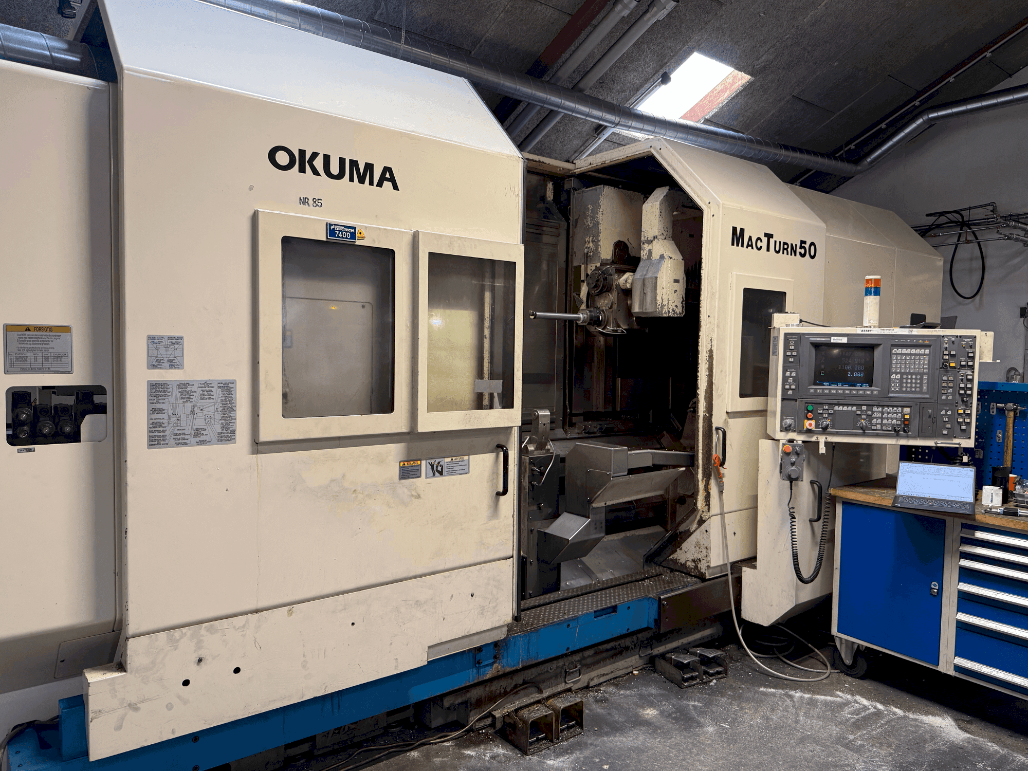 Makine Okuma MacTurn 50 - Önden görünüm
